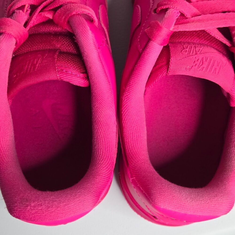 Nike Women Air Force 1 Low Fireberry Bright Pink Sneakers Sz 6.5 DD8959-600 - Picture 9 of 11